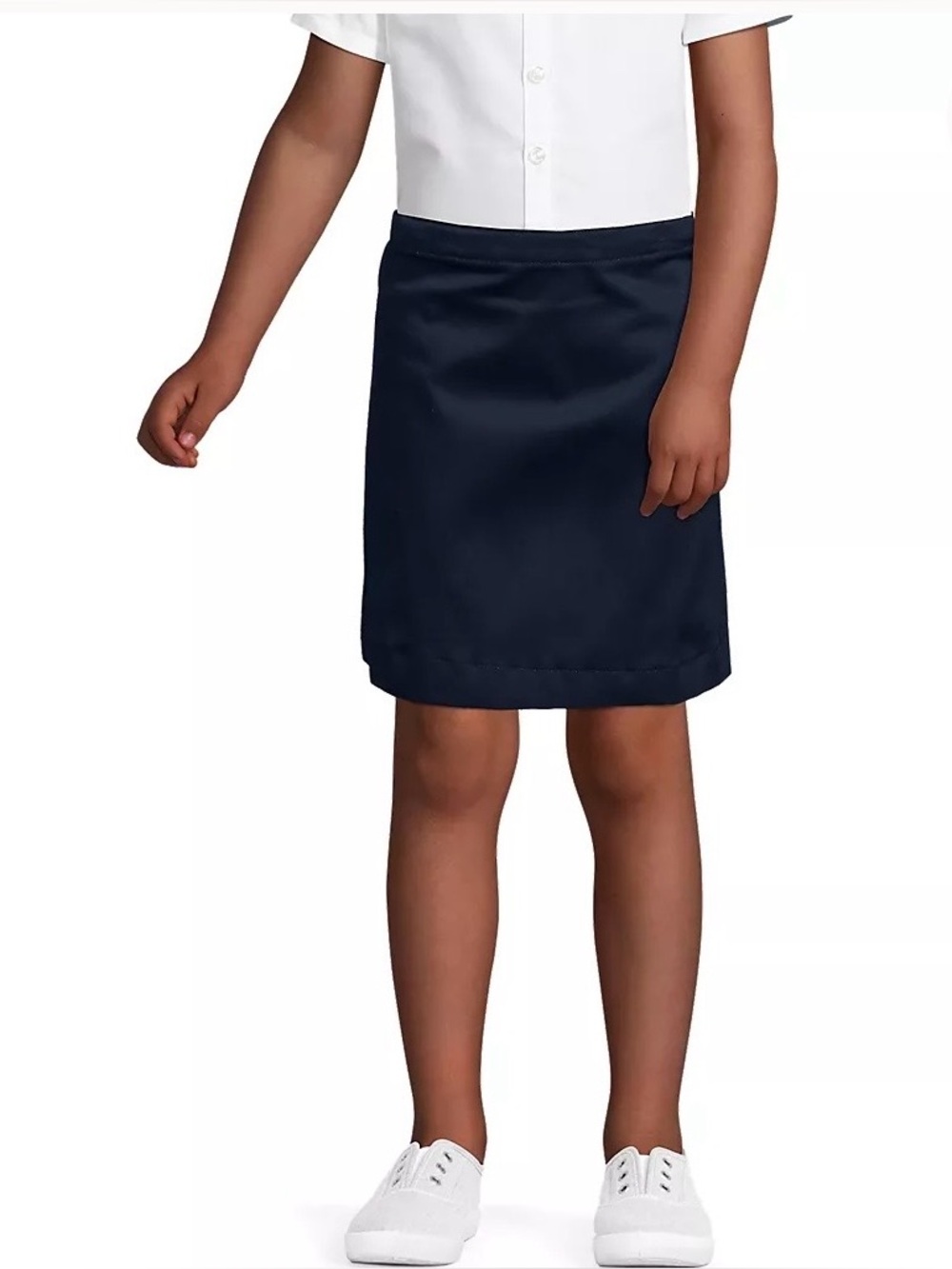 NWOT Lands' End Sz 16+ Navy Blue Skort School Uniform